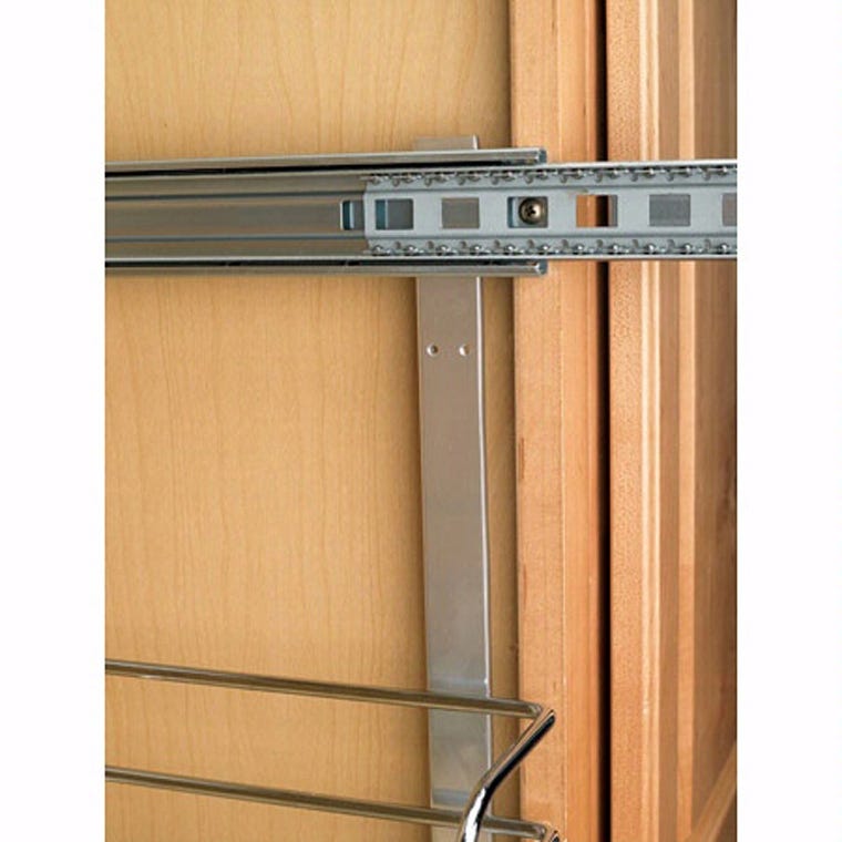 Cabinet Pullout Double Tier Wire Baskets, Rev-a-Shelf 5WB Series-Double Tier 18" Slides - full pic 
