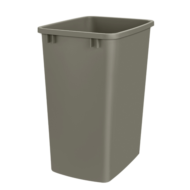35 Quart Waste Container Only - Champagne - full pic 