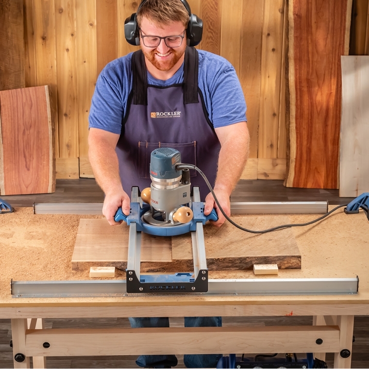 Rockler Benchtop Board Flattening Jig (for Smaller Slabs) - full pic 