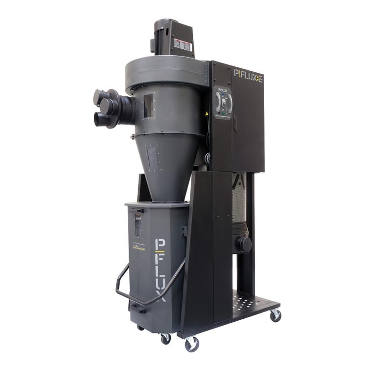 Laguna P|Flux:II 2HP 220V HEPA Cyclone Dust Collector - full pic 