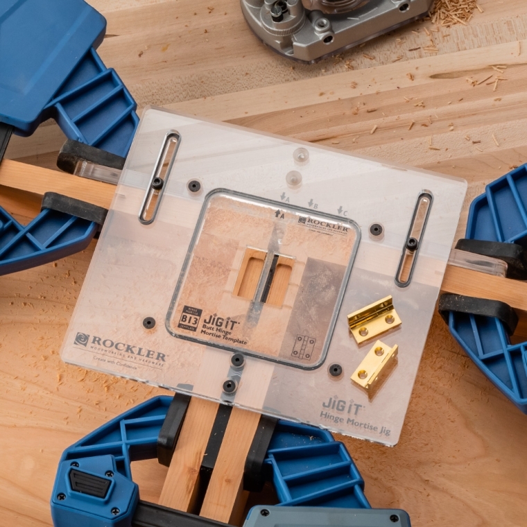 Rocker JIG IT Butt Hinge Mortise Template - full pic 