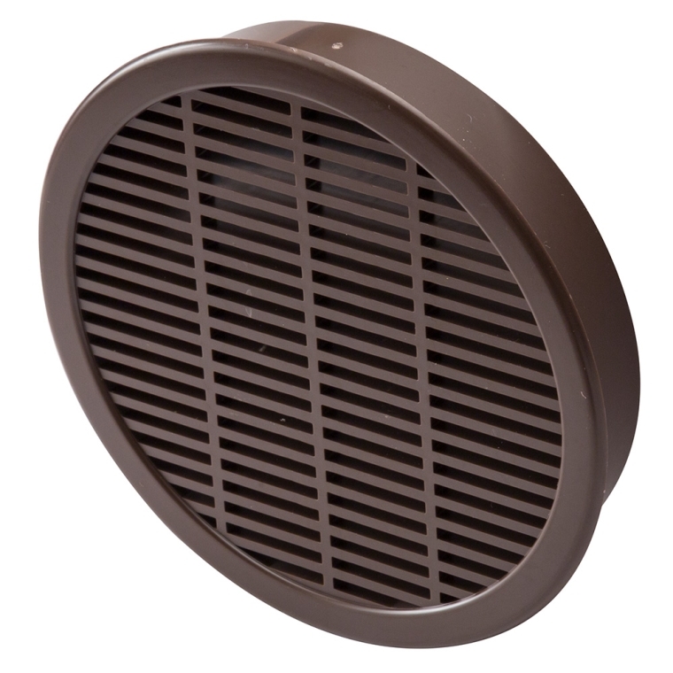 Round Vent Grill, Fits 4'' Hole - full pic 