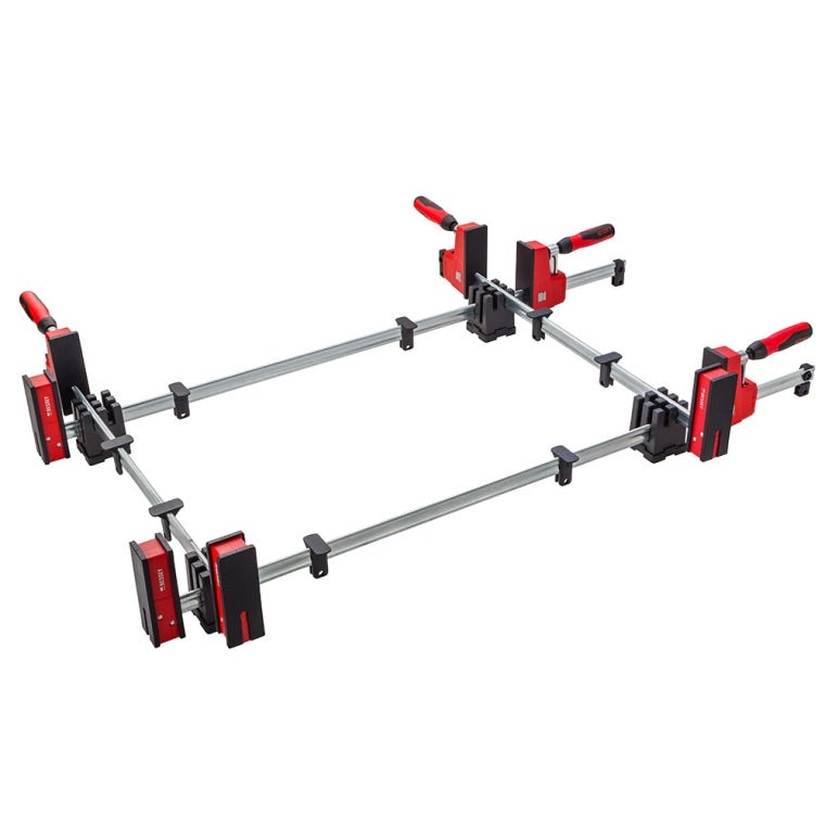 Bessey REVOlution Parallel Clamp/Framing Kit with (2) 50'', (2) 24'' and KP Blocks - full pic 