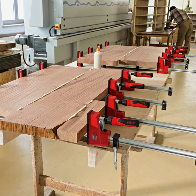 Bessey REVOlution Parallel Clamp/Framing Kit with (2) 50'', (2) 24'' and KP Blocks - full pic 
