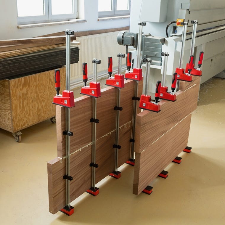 Bessey REVOlution Parallel Clamp/Framing Kit with (2) 50'', (2) 24'' and KP Blocks - full pic 