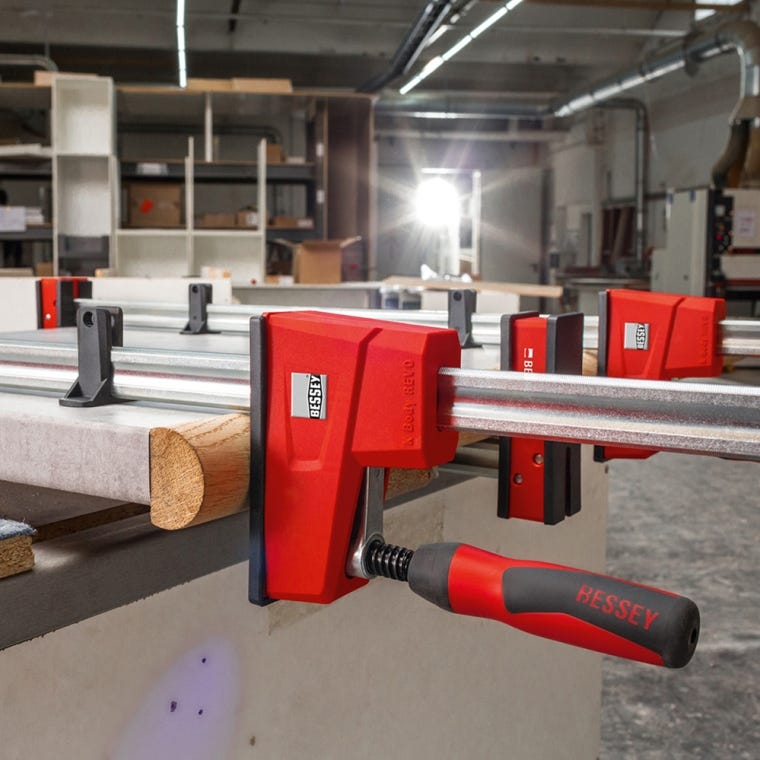 Bessey REVOlution Parallel Clamp/Framing Kit with (2) 50'', (2) 24'' and KP Blocks - full pic 