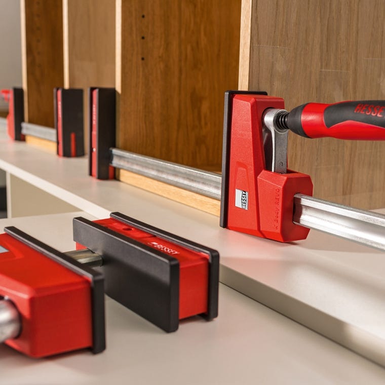 Bessey REVOlution Parallel Clamp/Framing Kit with (2) 50'', (2) 24'' and KP Blocks - full pic 