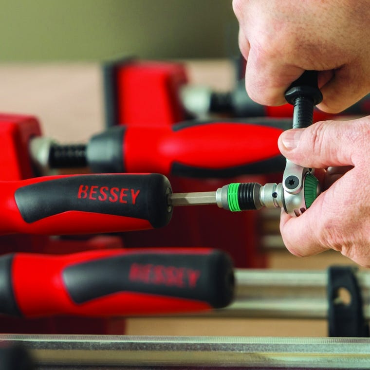 Bessey REVOlution Parallel Clamp/Framing Kit with (2) 50'', (2) 24'' and KP Blocks - full pic 