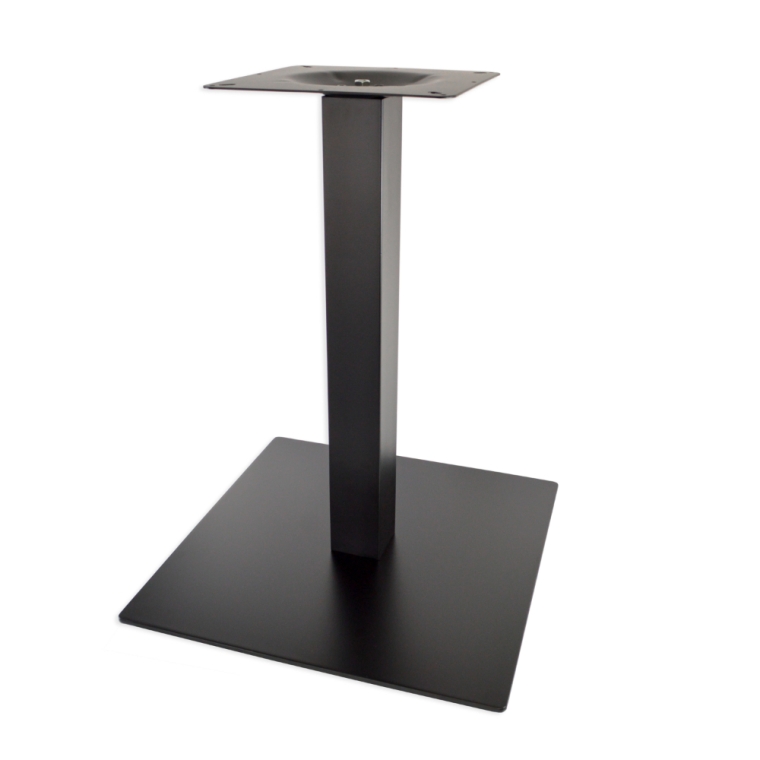 Positano Steel Table Base, Black Powder-Coat - full pic 