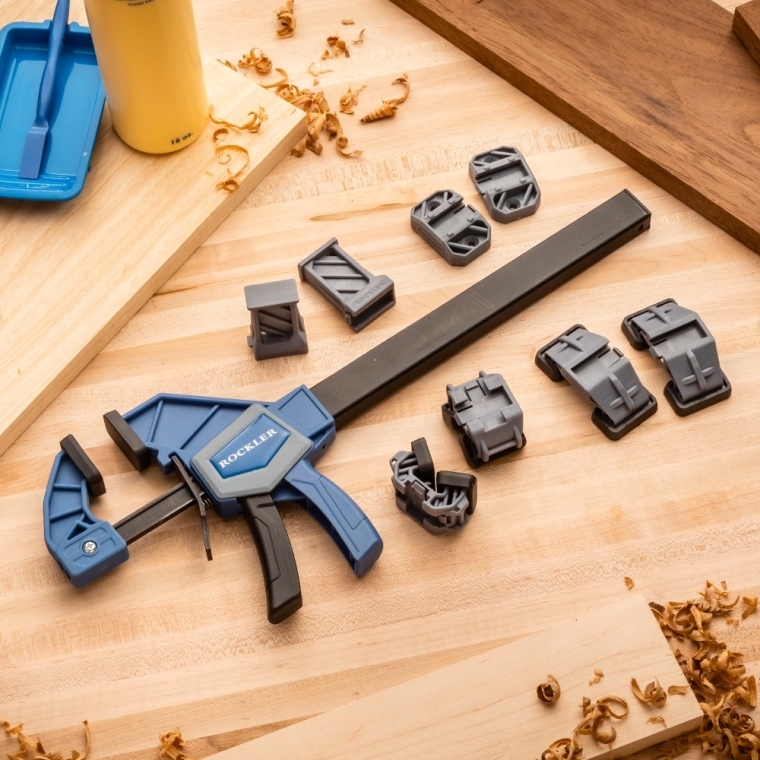Specialty Jaw Attachment Set for Rockler Medium-Duty Spring-Loaded Bar Clamps - full pic 