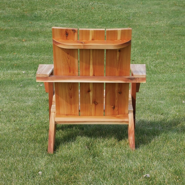 Rockler Modern Adirondack Chair Plan with Templates - full pic 