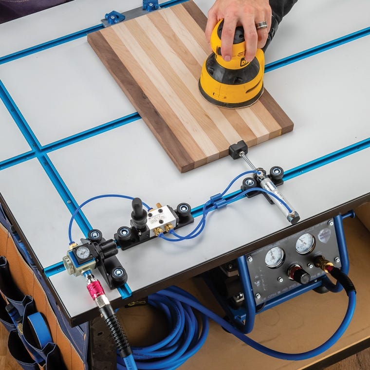 Rockler Pneumatic Clamping System - full pic 