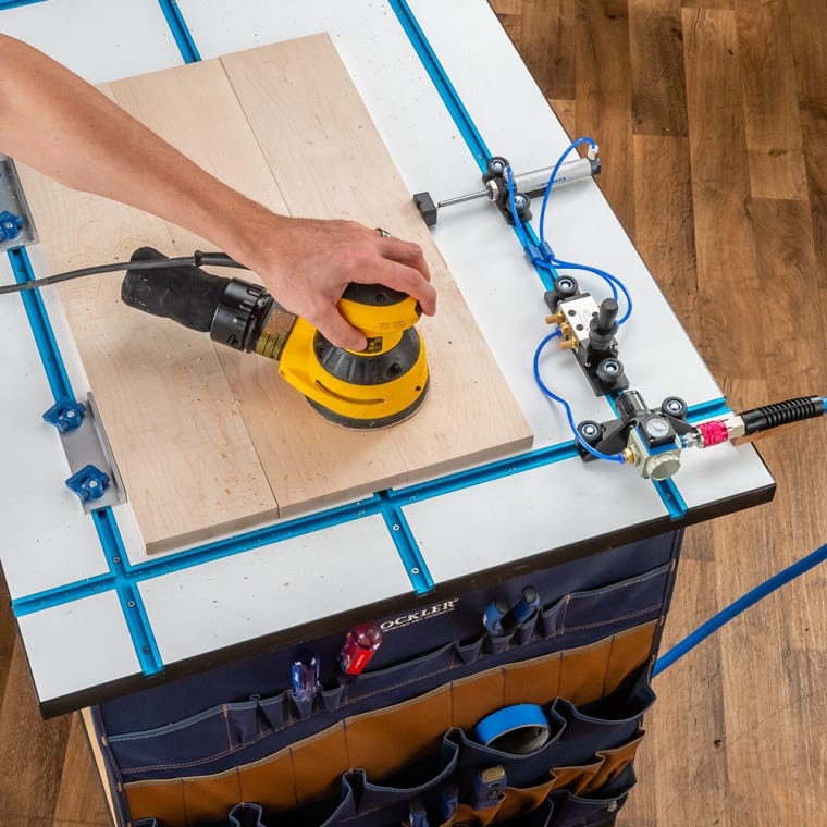 Rockler Pneumatic Clamping System - full pic 