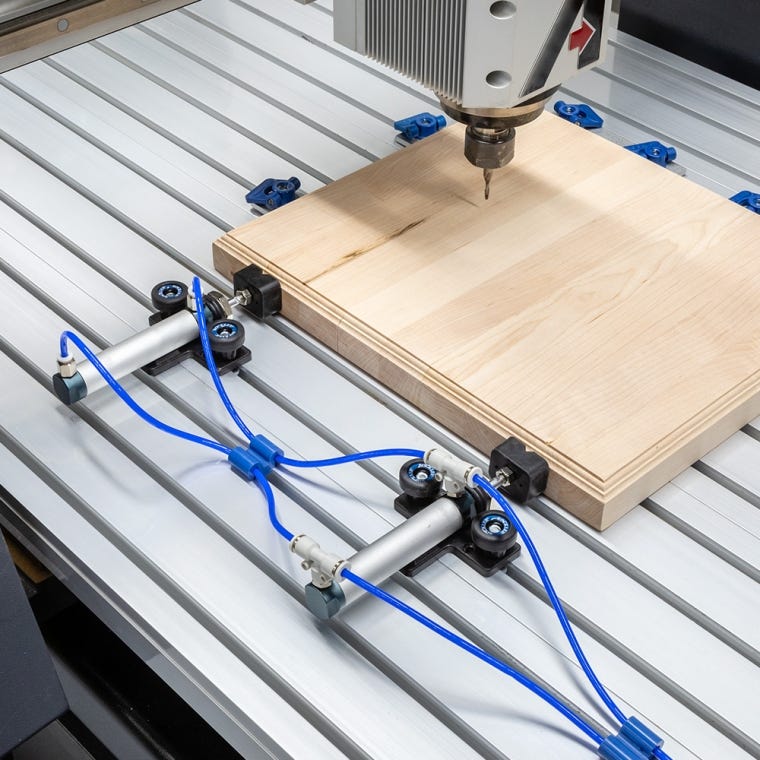 Rockler Pneumatic Clamping System - full pic 