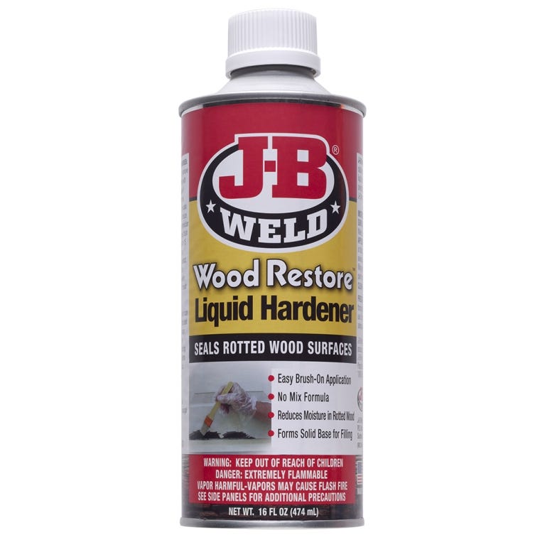 J-B Weld Wood Restore Liquid Hardener, 16 oz. - full pic 