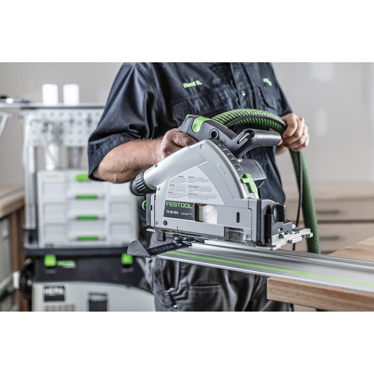 Festool TS 55 FEQ-F-Plus-FS Plunge-Cut Track Saw Set (577014) - full pic 