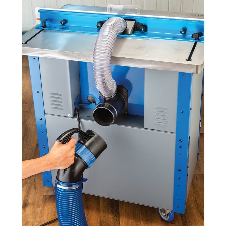 Rockler Cast Iron Router Table Master Kit with Cabinet and Pro Lift - full pic 