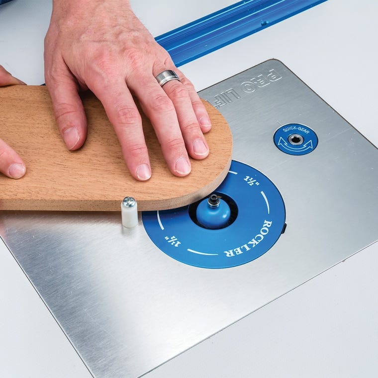 Rockler Cast Iron Router Table Master Kit with Cabinet and Pro Lift - full pic 
