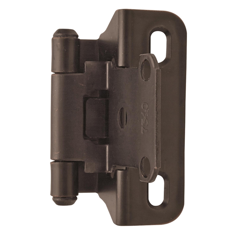 1/4'' Overlay Self-Closing Partial Wrap Cabinet Hinges - full pic 