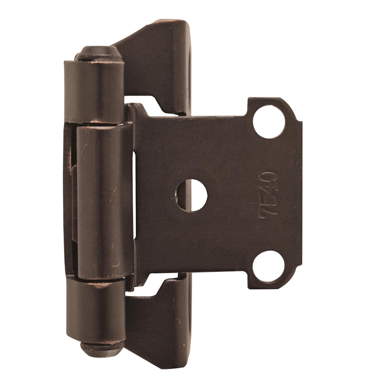 1/4'' Overlay Self-Closing Partial Wrap Cabinet Hinges - full pic 