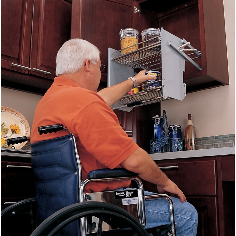 Rev-A-Shelf- Cabinet Pull-Down Shelving System Wall Accessories - full pic 