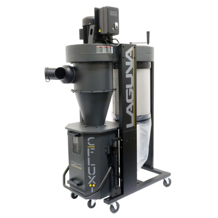 Laguna C|Flux:I 1.5HP 1-Micron Cyclone Dust Collector - full pic 
