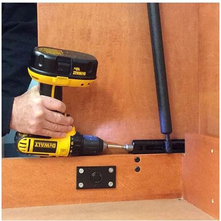 Create-A-Bed Adjustable Deluxe Murphy Bed Hardware Kit - full pic 