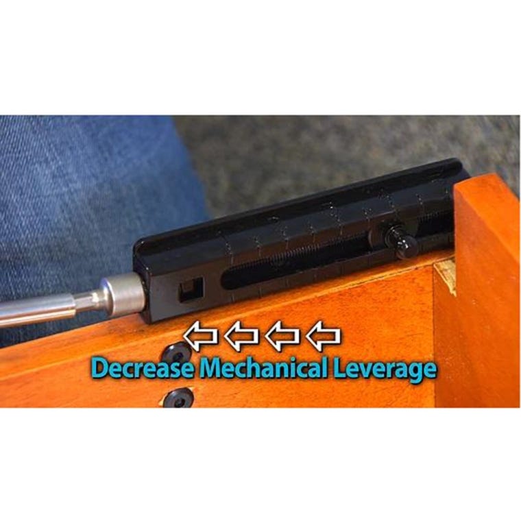 Create-A-Bed Adjustable Deluxe Murphy Bed Hardware Kit - full pic 
