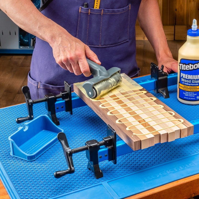 Rockler 5'' Glue Roller with Silicone Rest - full pic 