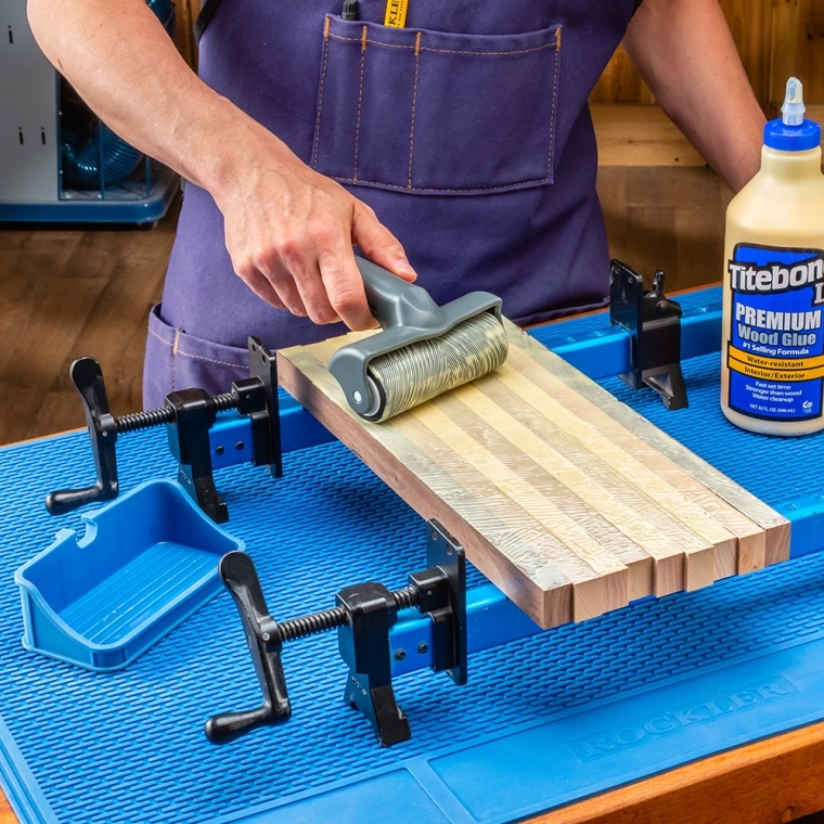 Rockler 5'' Glue Roller with Silicone Rest - full pic 
