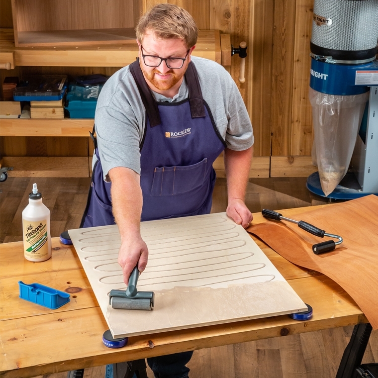 Rockler 5'' Glue Roller with Silicone Rest - full pic 