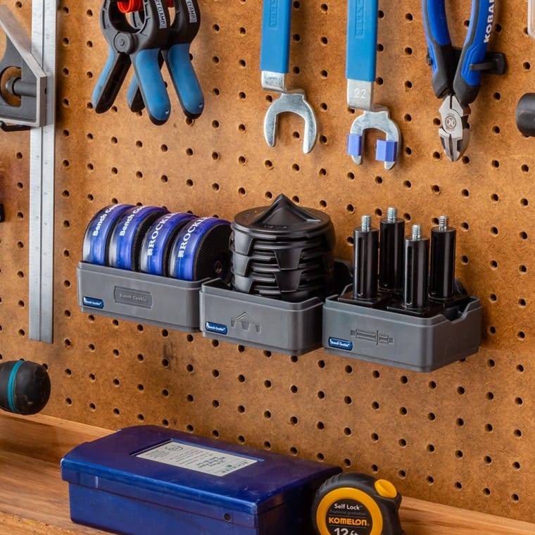 Rockler Bench Cookie Work Gripper Storage Rack - full pic 