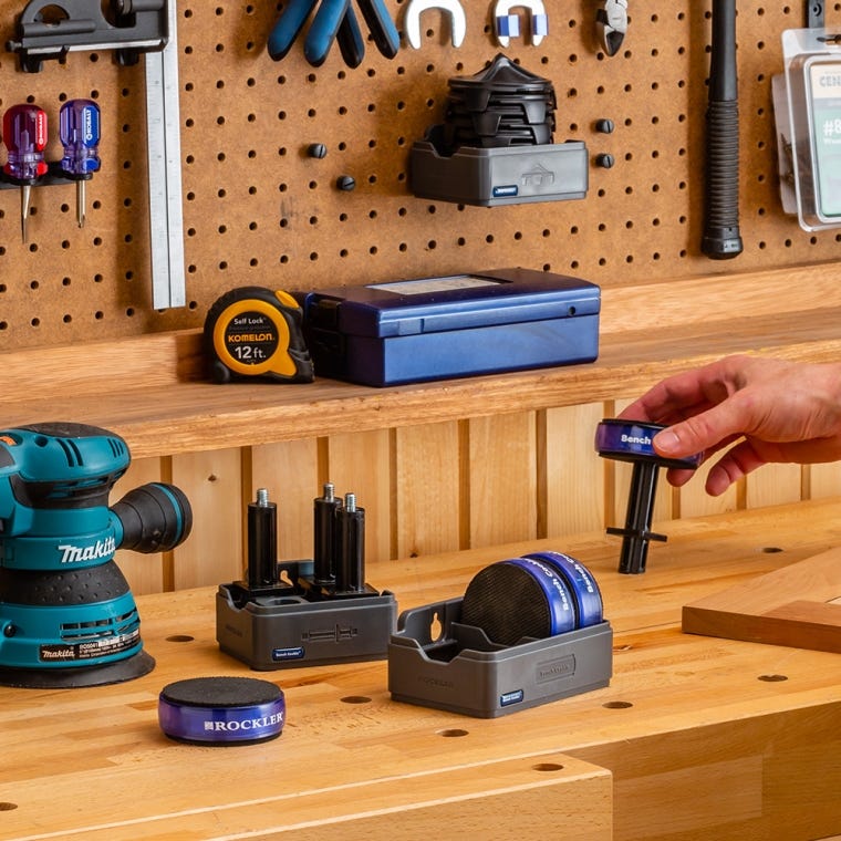 Rockler Bench Cookie Work Gripper Storage Rack - full pic 