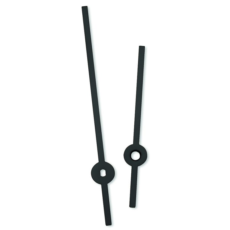 Slim Clock Hands, 3-3/4'', Black - full pic 