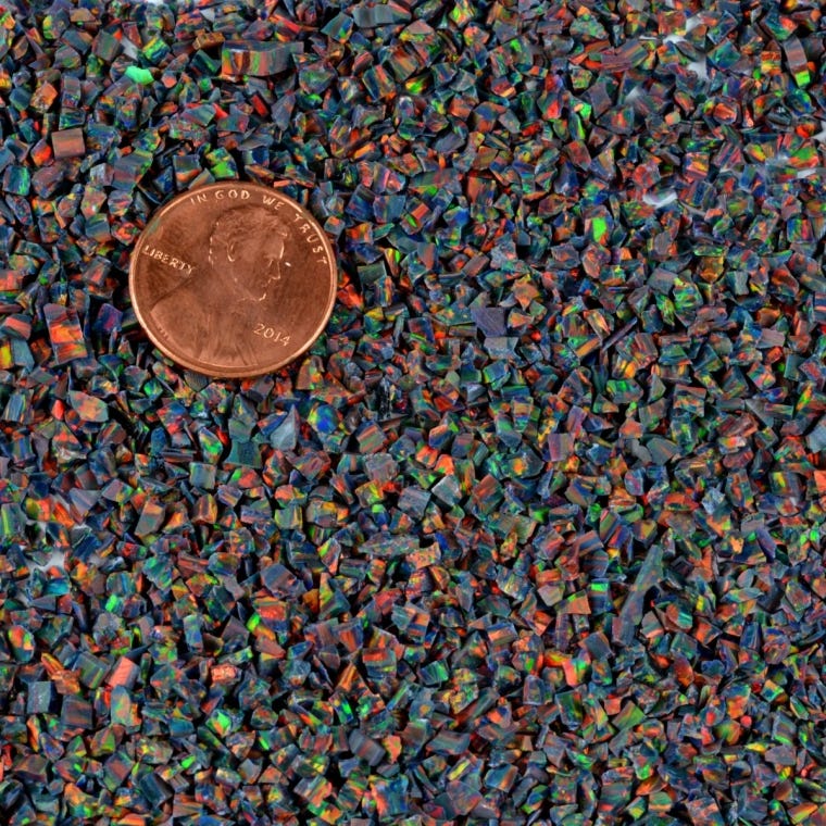 Cultured Opal, 2g, Shadow - full pic 