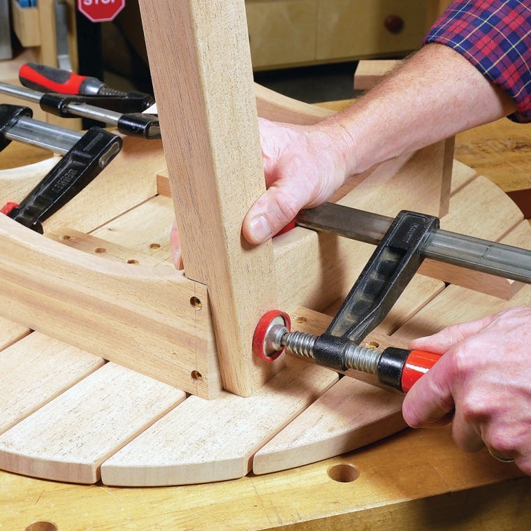Rockler Bar-Height Adirondack Table Plan with Cardboard Templates - full pic 