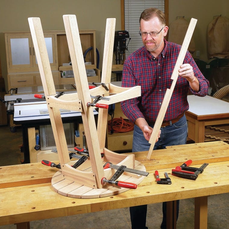 Rockler Bar-Height Adirondack Table Plan with Cardboard Templates - full pic 
