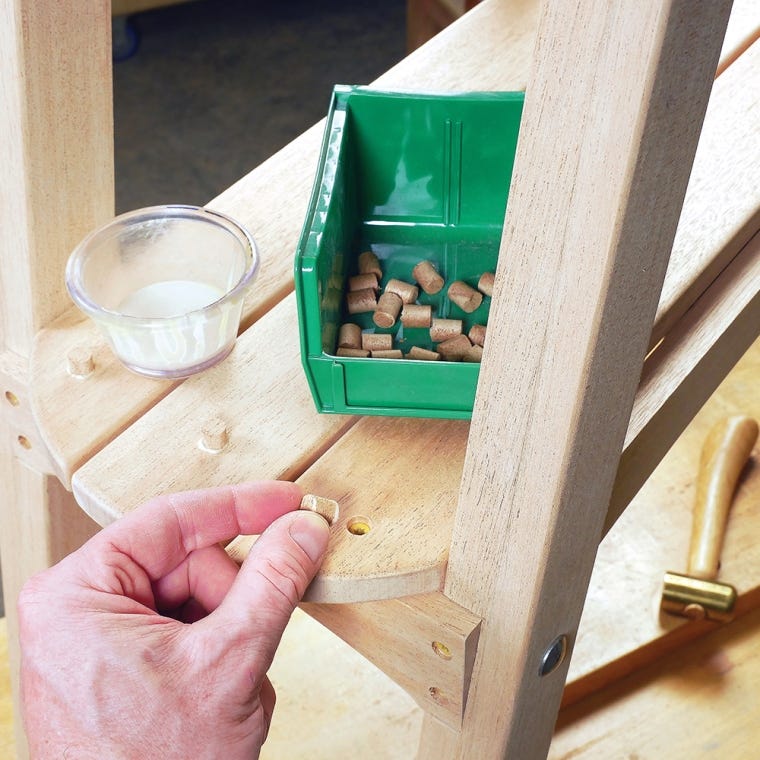 Rockler Bar-Height Adirondack Table Plan with Cardboard Templates - full pic 