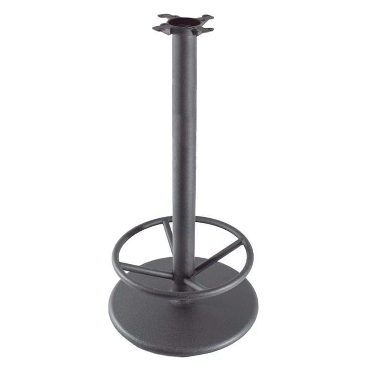Round Flat Style Dia. Cast Iron Table Base - full pic 