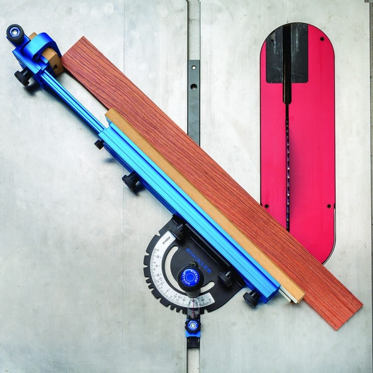 Rockler Precision Miter Gauge with Telescoping Fence - full pic 
