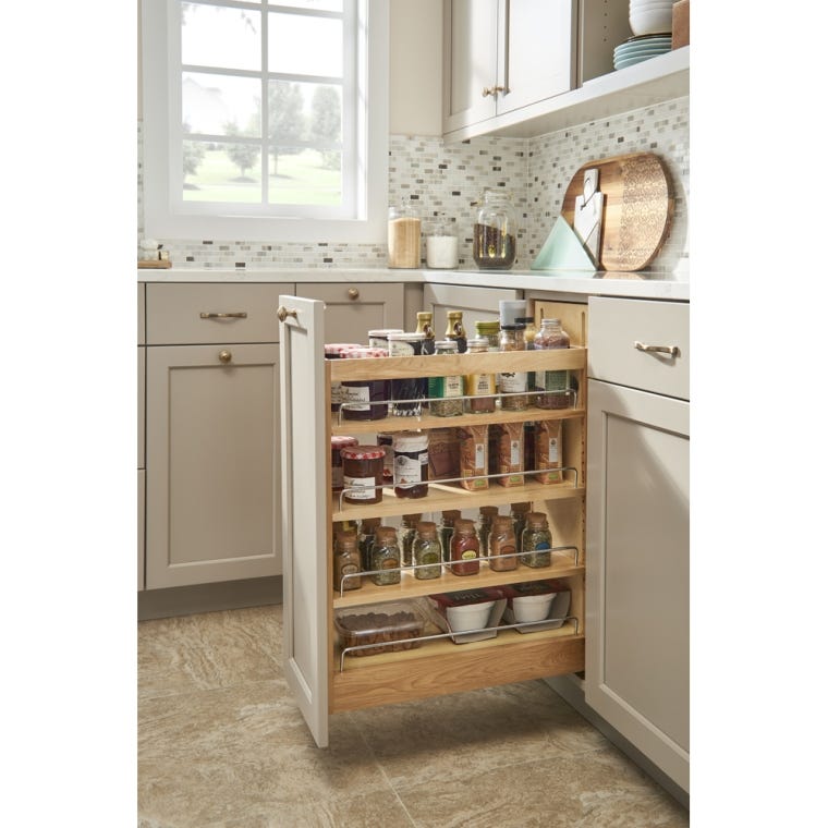Rev-A-Shelf- Base Cabinet Pullout Organizer with Blumotion Soft-Close - full pic 