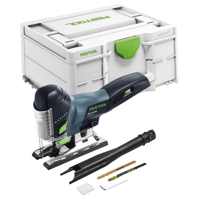 Festool PSC 420 EB Barrel-Grip Cordless Carvex Jigsaw Basic (576522), No Battery - full pic 