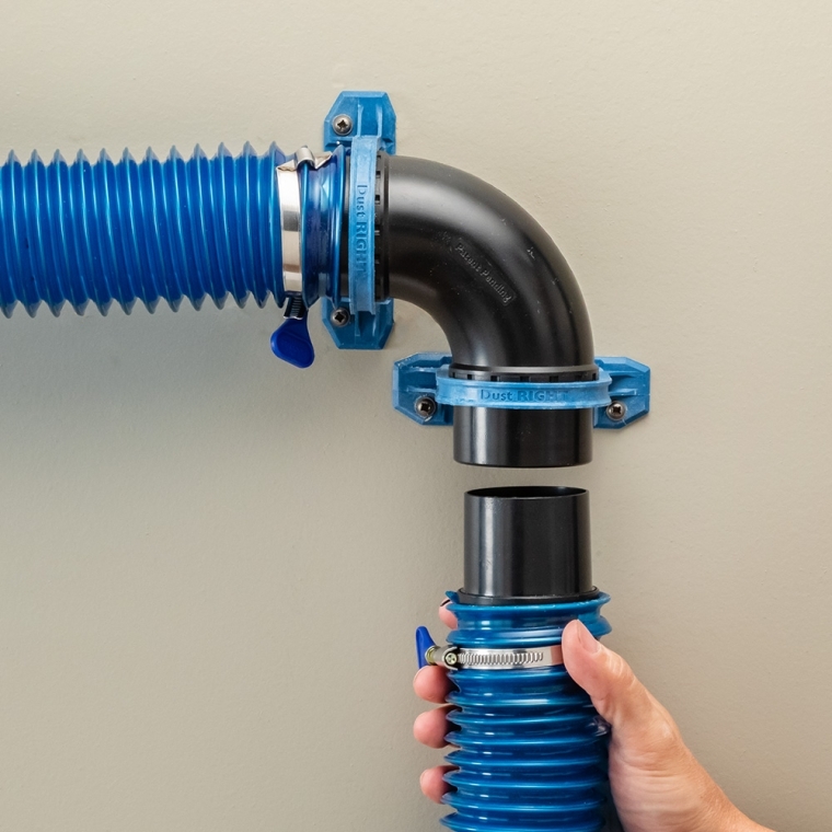 Dust Right Ready-Mount 2-1/2'' 90° Elbow - full pic 