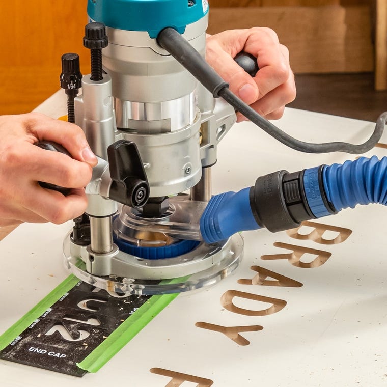 Dust Right Whirlwind Router Dust Extraction System with Click-Connect - full pic 