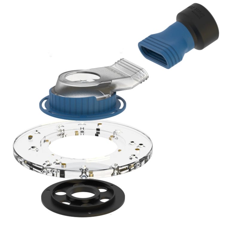 Dust Right Whirlwind Router Dust Extraction System with Click-Connect - full pic 