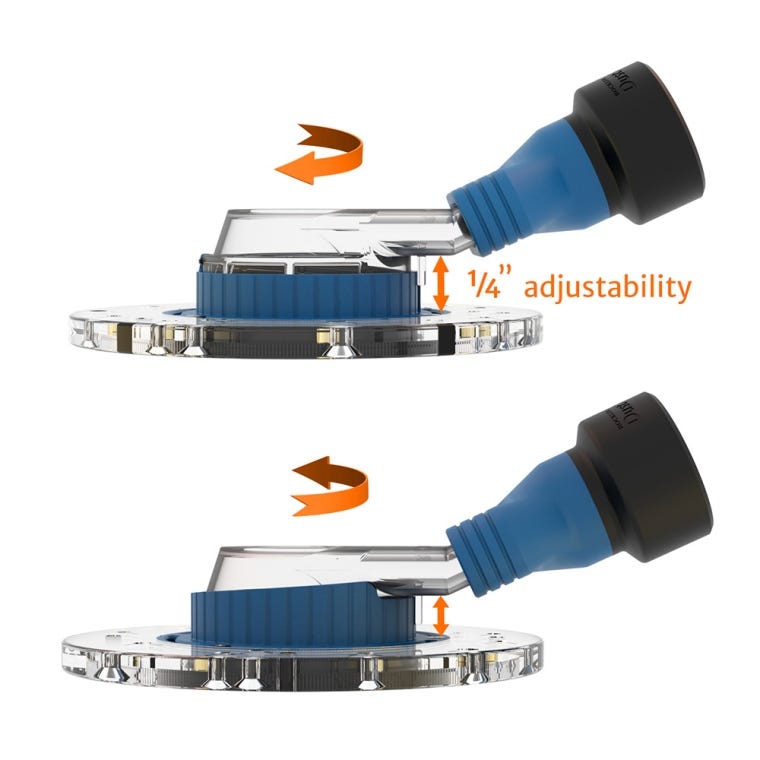 Dust Right Whirlwind Router Dust Extraction System with Click-Connect - full pic 
