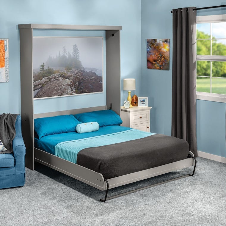 Create-A-Bed Adjustable Deluxe Murphy Bed Hardware Kit - full pic 