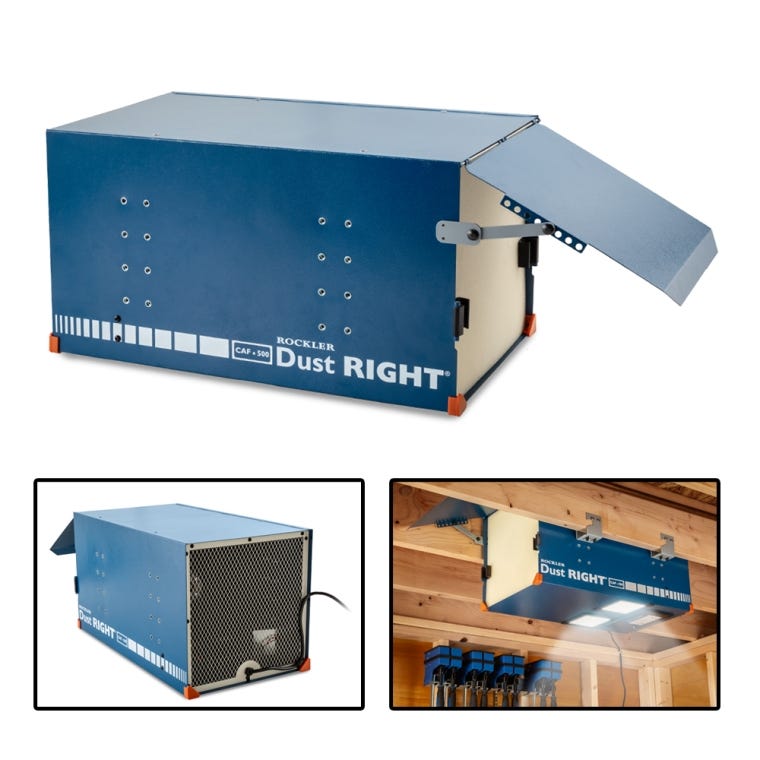 Dust Right Compact Ceiling Air Filtration Unit - full pic 