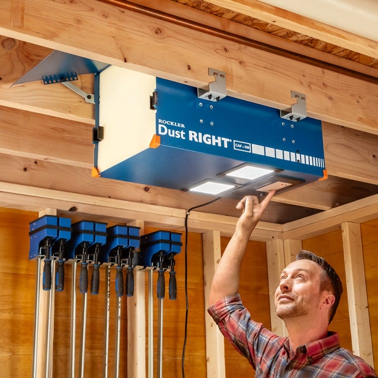 Dust Right Compact Ceiling Air Filtration Unit - full pic 