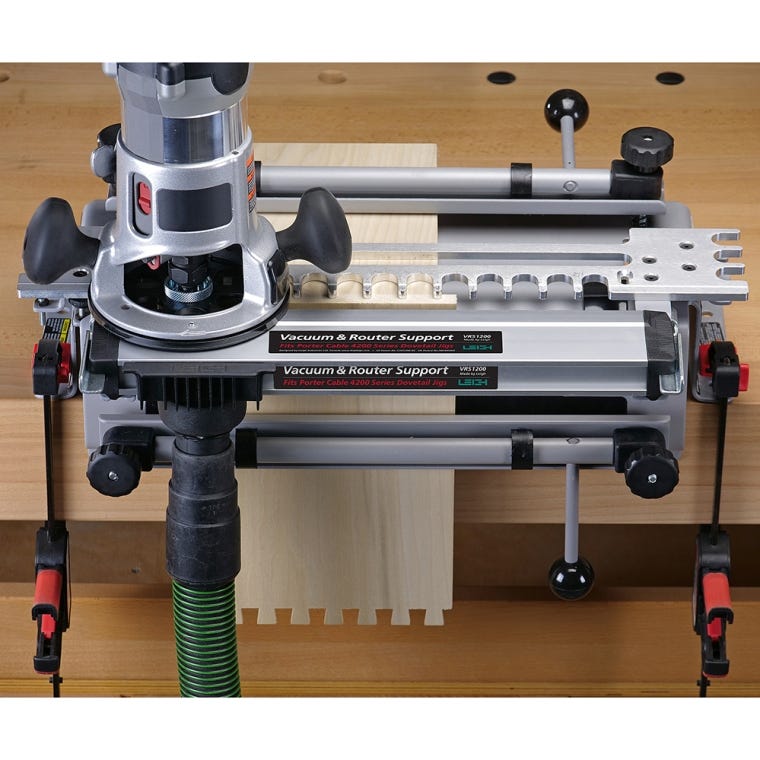 VRS1200 Vacuum & Router Support for 4200 Series Porter-Cable Dovetail Jigs - full pic 